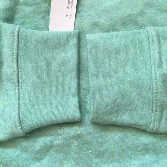 Crewneck sweatshirt in speckled mint. Size s - Picture 4 of 6